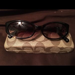 Tortoiseshell Coach Sunglasses with Case